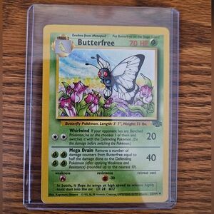 Pokemon Butterfree 33/64 Jungle Card